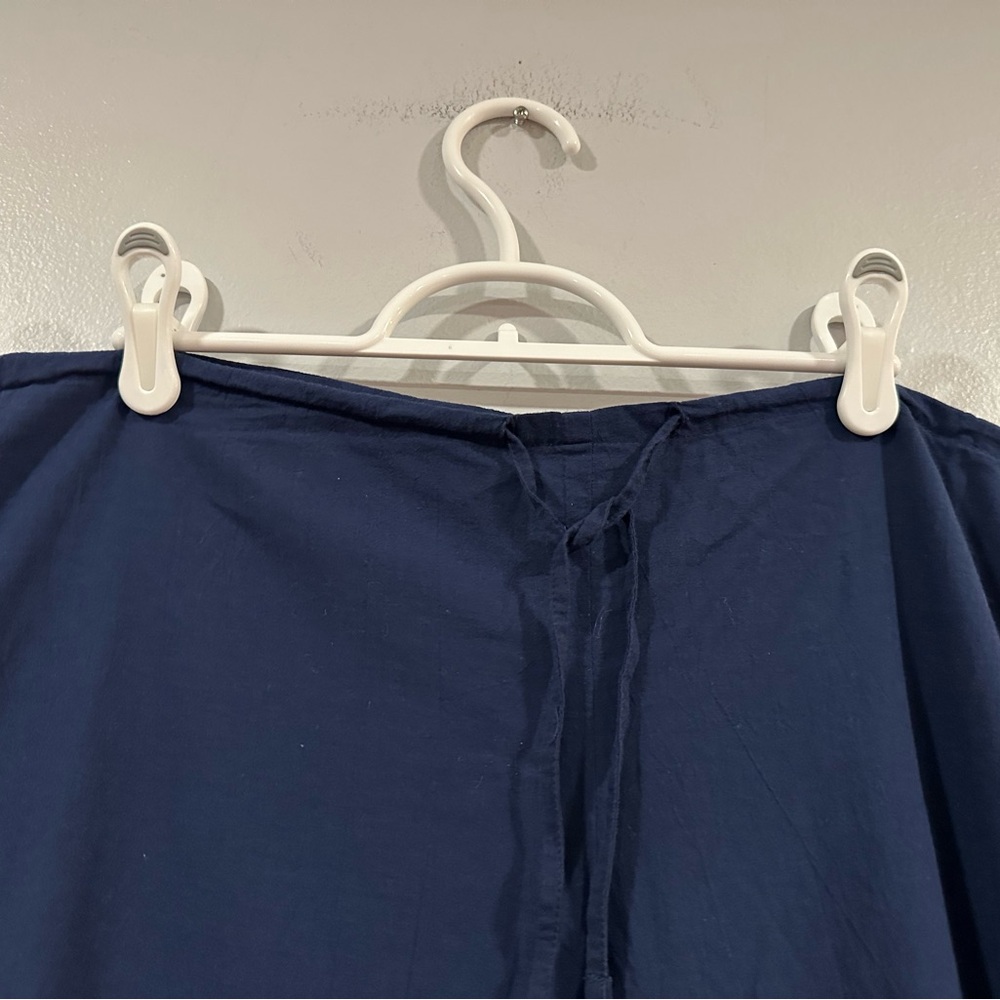 Tommy Bahama Navy High Rise Wide Leg Drawstring Pants Medium M - Picture 2 of 7